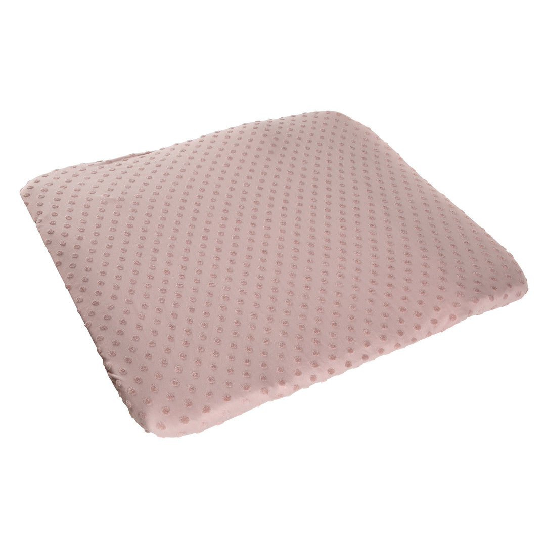 Organic federa aderente per materassini fasciatoio 'Lil Planet' in jersey biologico - GOTS - 85 x 75 cm - Rosa / malva – Ritaglio (3/15)