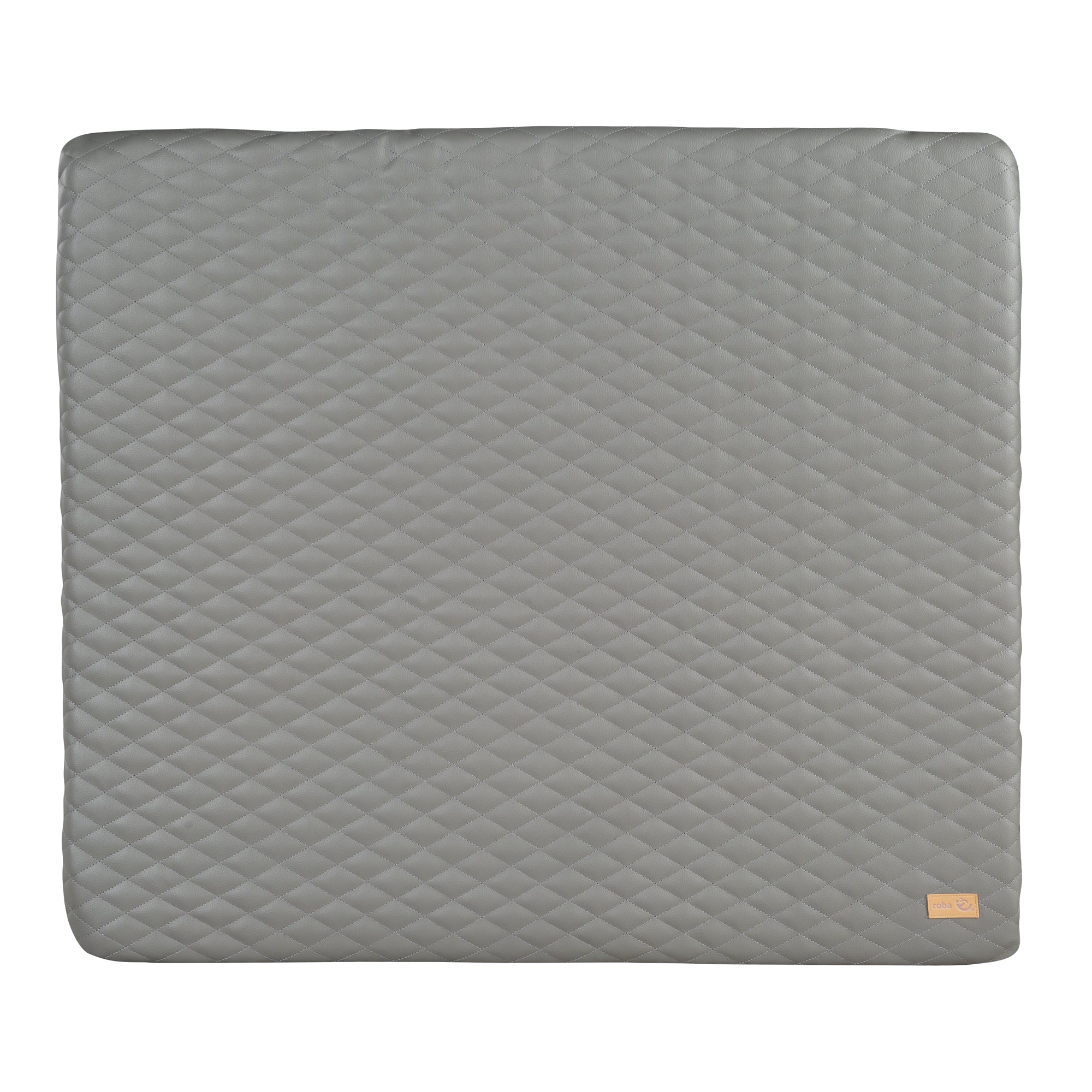 Changing Pad 'Luxe' 85x75, Wipeable PU Leather, Design 'Stone quilted' – Cutout (1/4)