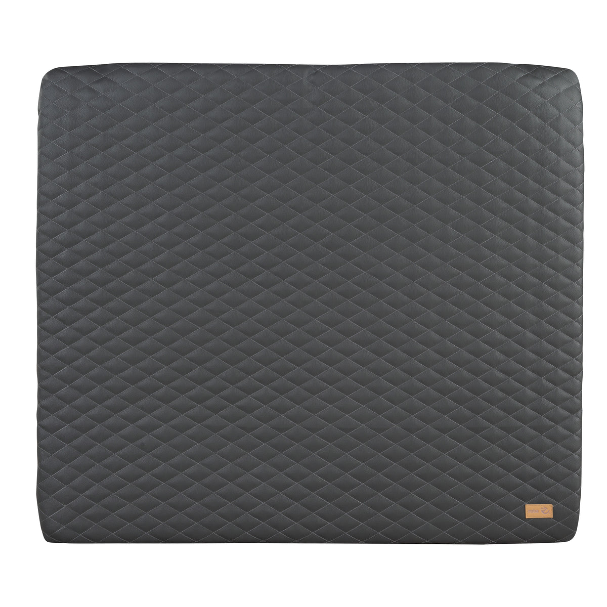 Colchoneta cambiador 'Luxe' 85x75, lavable polipiel PU, diseño 'Graphite acolchado' – Recorte (1/7)