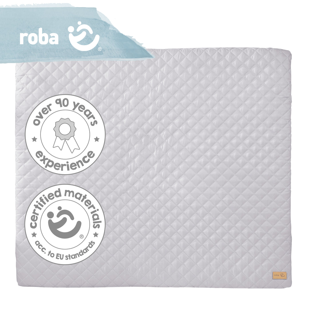 Wickelauflage soft 'roba Style', 85 x 75 cm, abwischbar, silbergrau – Infografik (5/7)