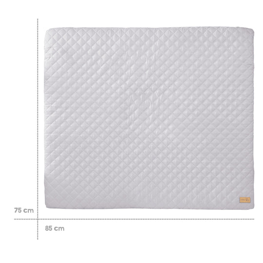 Wickelauflage soft 'roba Style', 85 x 75 cm, abwischbar, silbergrau – Infografik (3/7)
