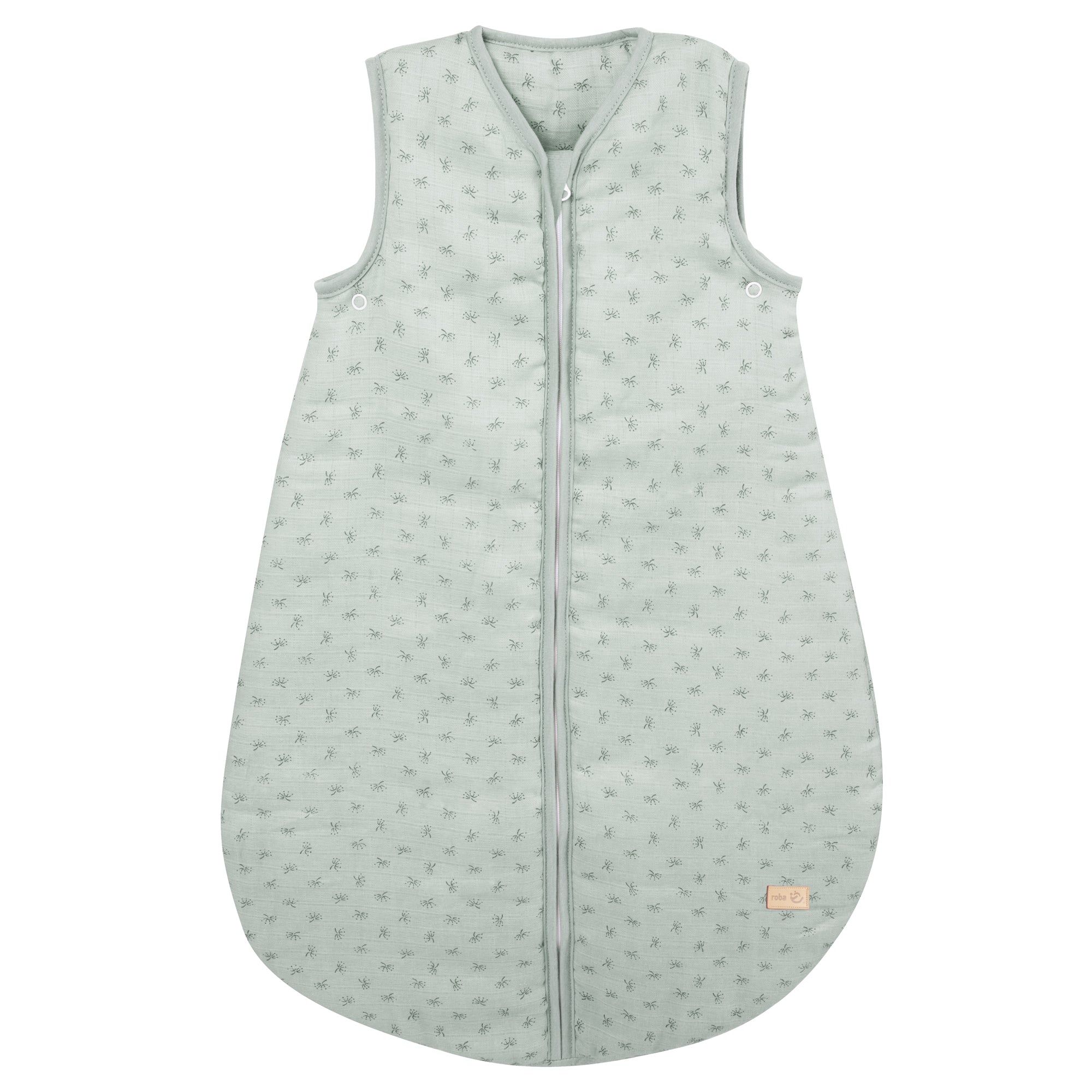 Organic saco de dormir 'Lil Planet' frosty green, 70 - 110 cm, De muselina orgánica (GOTS) – Recorte (1/7)