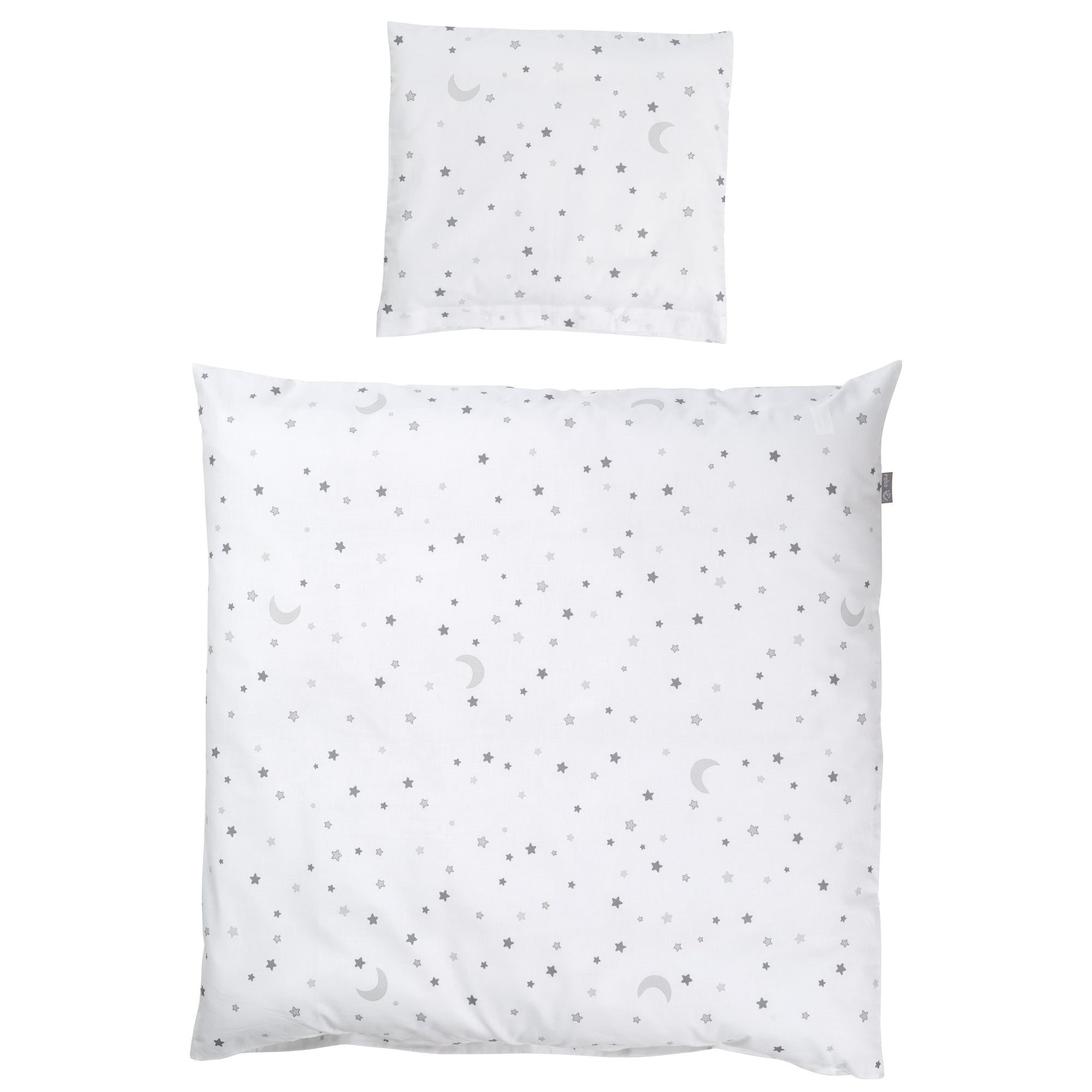 Biancheria per culla 'Sternenzauber grigio', 2pezzi set culla, 80 x 80 cm, 100 % cotone – Ritaglio (1/4)