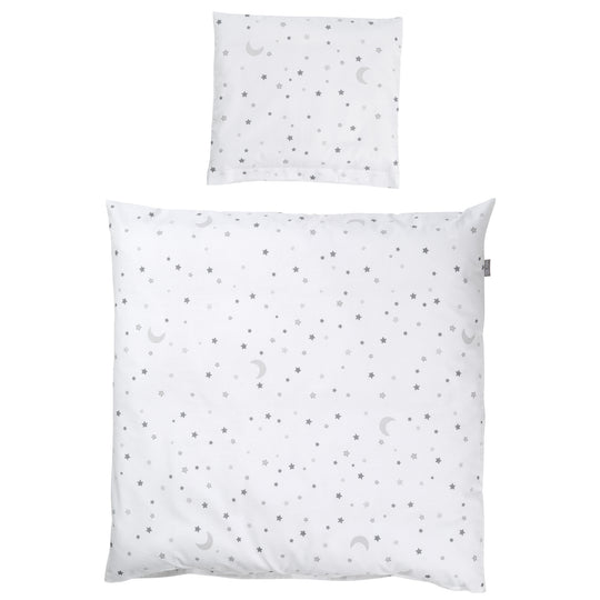 Biancheria per culla 'Sternenzauber grigio', 2pezzi set culla, 80 x 80 cm, 100 % cotone – Ritaglio (1/4)