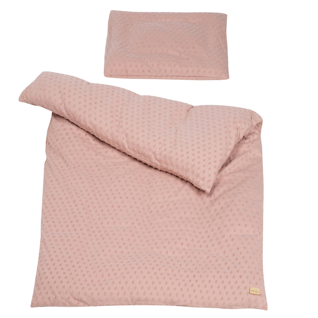 Organic Bettwäsche 'Lil Planet', 2-tlg, rosa/mauve, 100 x 135 cm, Jersey GOTS zertifiziert – Freisteller (1/8)