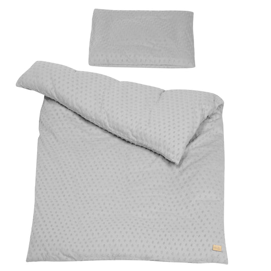 Organic Bedding 'Lil Planet', 2-Piece, Silver Grey, 100 x 135 cm, Jersey GOTS Certified – Cutout (1/8)
