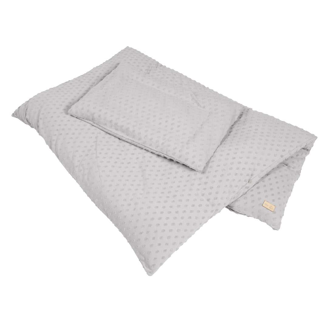 Organic Bedding 'Lil Planet', 2-Piece, Silver Grey, 100 x 135 cm, Jersey GOTS Certified – Cutout (3/8)