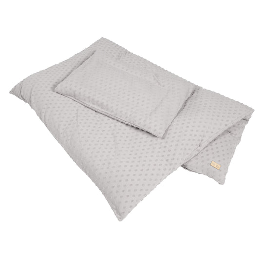 Organic Bedding 'Lil Planet', 2-Piece, Silver Grey, 100 x 135 cm, Jersey GOTS Certified – Cutout (3/8)