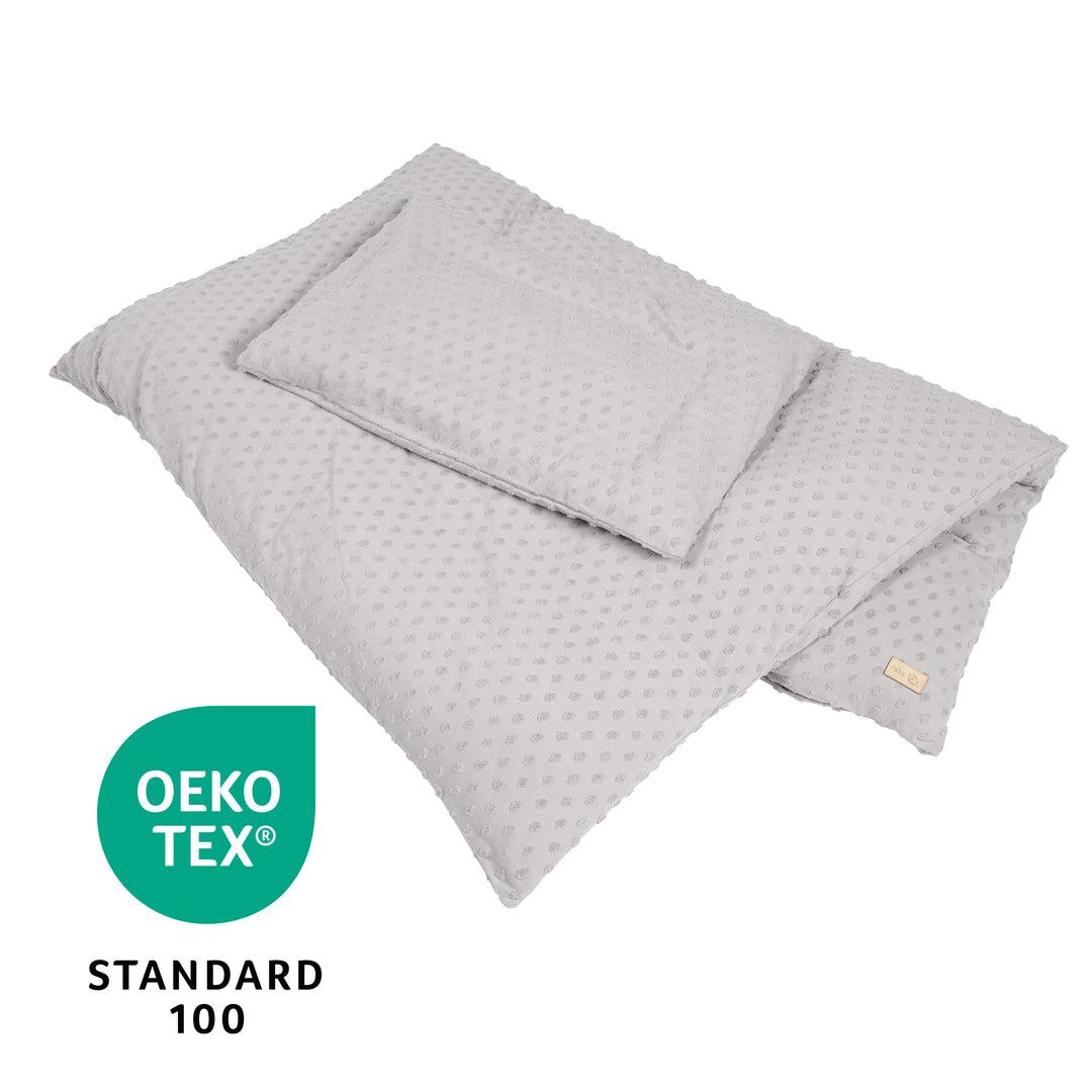 Organic Bedding 'Lil Planet', 2-Piece, Silver Grey, 100 x 135 cm, Jersey GOTS Certified – Infographic (8/8)