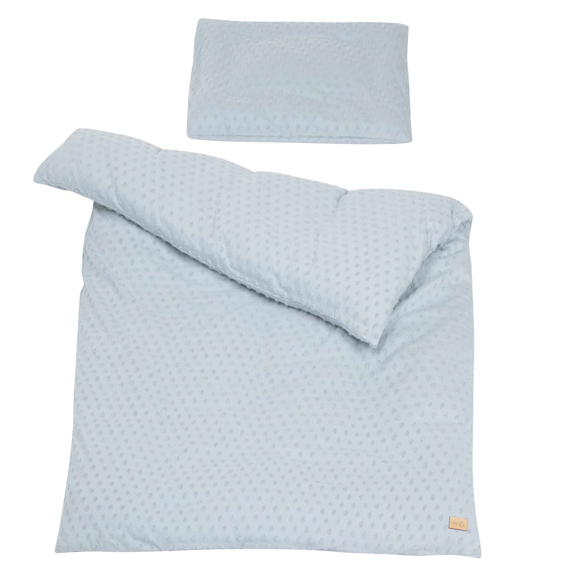 Organic ropa de cama 'Lil Planet', 2piezas, azul claro/celeste, 100 x 135 cm, jersey GOTS certificado – Recorte (1/8)