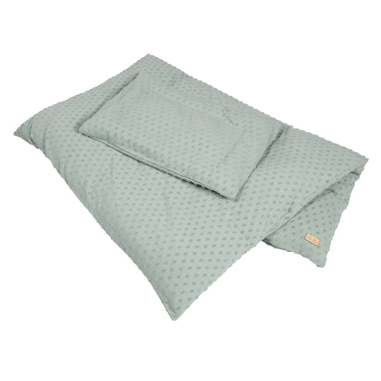 Organic linge de lit 'Lil Planet', 2pièces, frosty green, 100 x 135 cm, jersey GOTS certifié – Détourage (3/8)