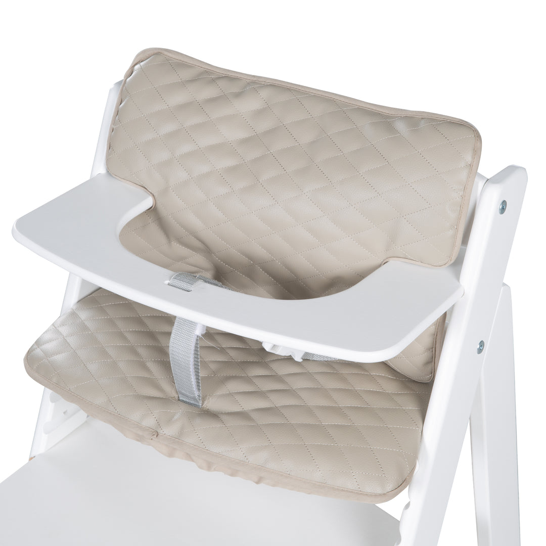 Sitzverkleinerer 'Luxe' - 2-tlg. Einlage 'Greyish gesteppt' für alle 'Sit Up' Hochstühle – Milieubild (4/5)