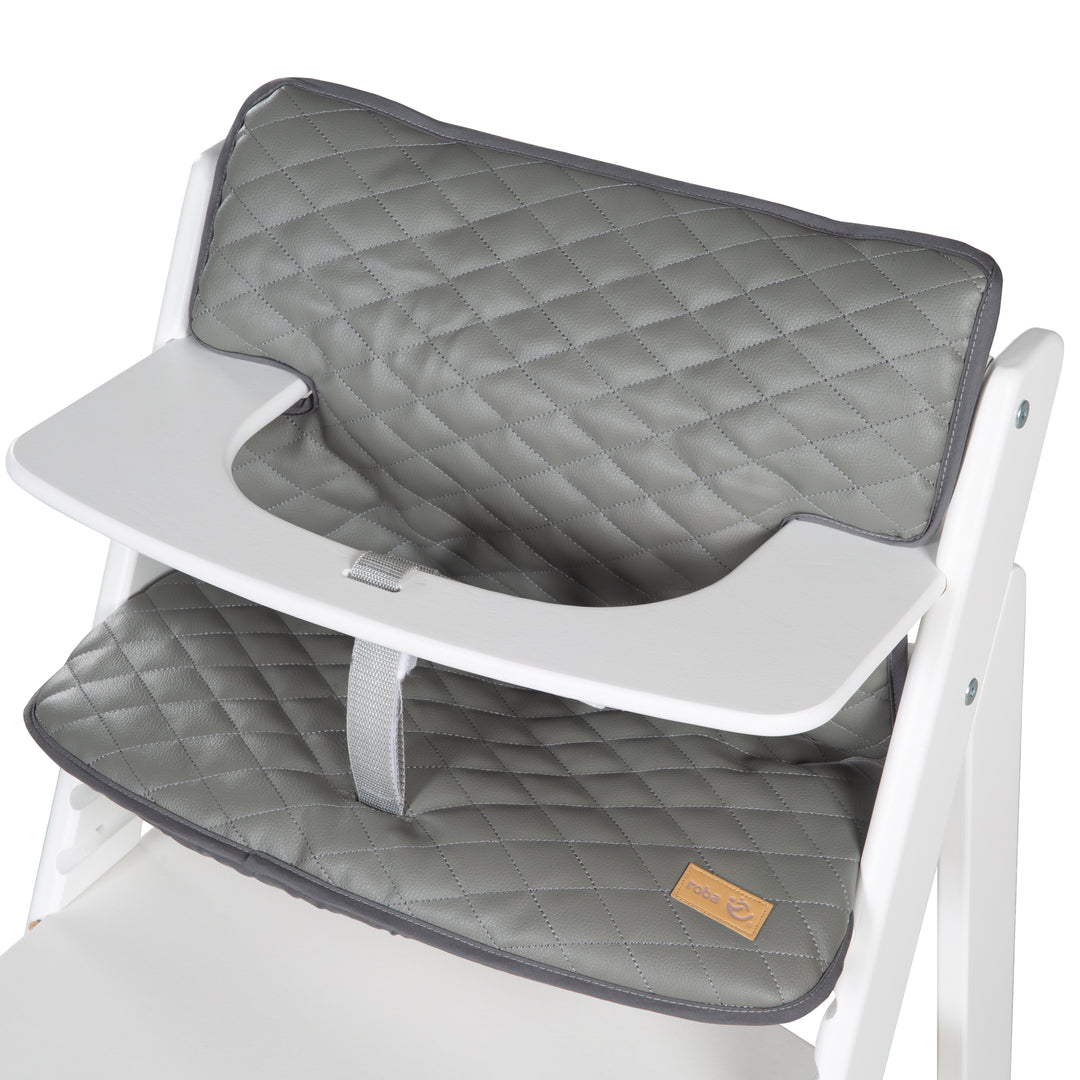Sitzverkleinerer 'Luxe' - 2-tlg. Einlage 'Stone gesteppt' für alle 'Sit Up' Hochstühle – Milieubild (4/5)