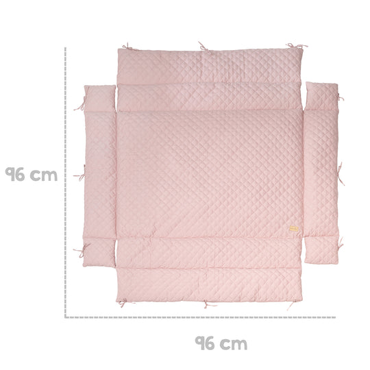 Materassino per box 'roba Style' per box 75 x 100 fino a 100 x 100 cm - Rosa / malva – Infografica (3/7)