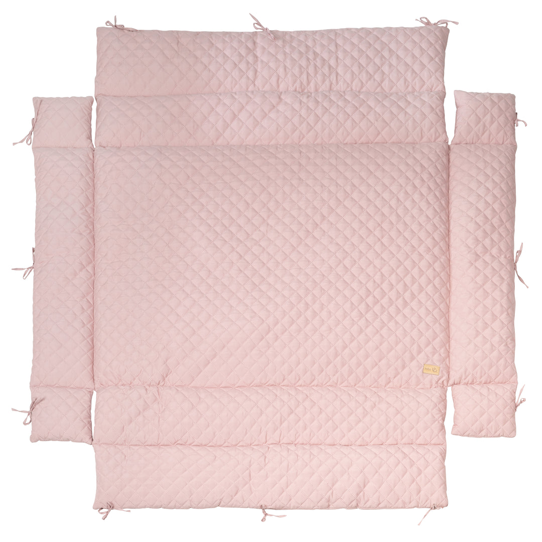 Laufgittereinlage 'roba Style' für Laufgitter 75 x 100 bis 100 x 100 cm - Rosa / Mauve – Freisteller (1/7)