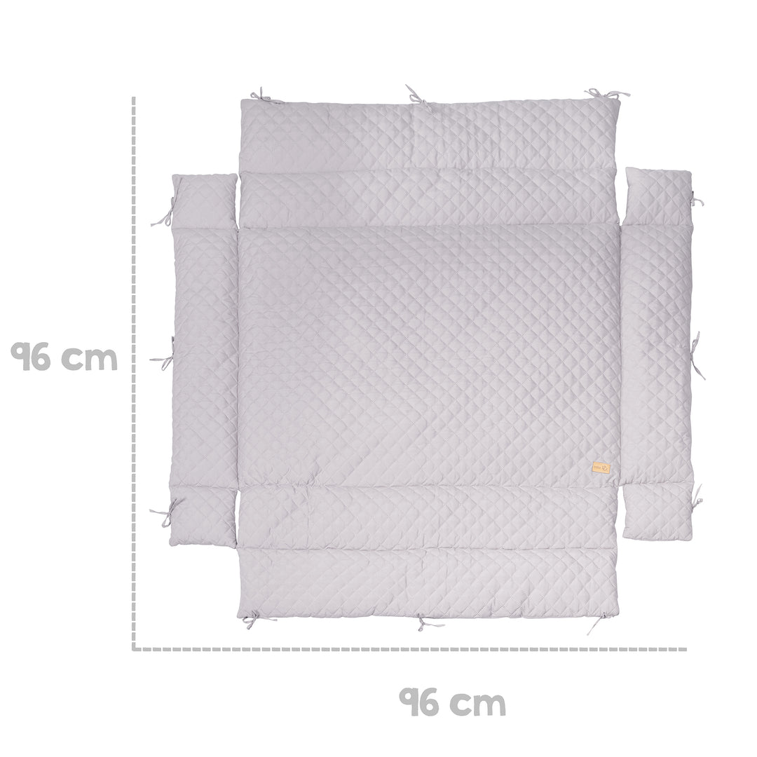 Colchoneta para parque 'roba Style' para parque 75 x 100 hasta 100 x 100 cm - Gris plata – Infografía (3/7)