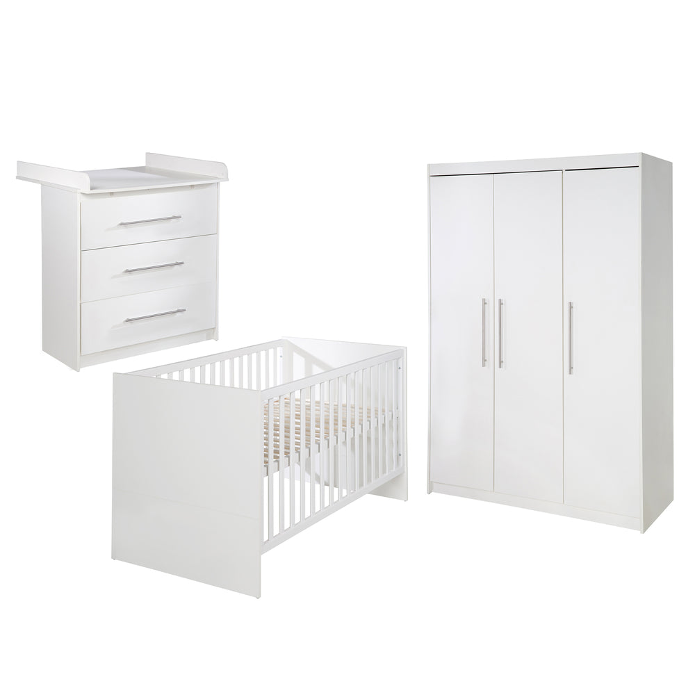 Set cameretta 'Maren' 3pezzi - Letto 70x140 + cassettiera fasciatoio stretto + armadio 3ante – Ritaglio (2/16)