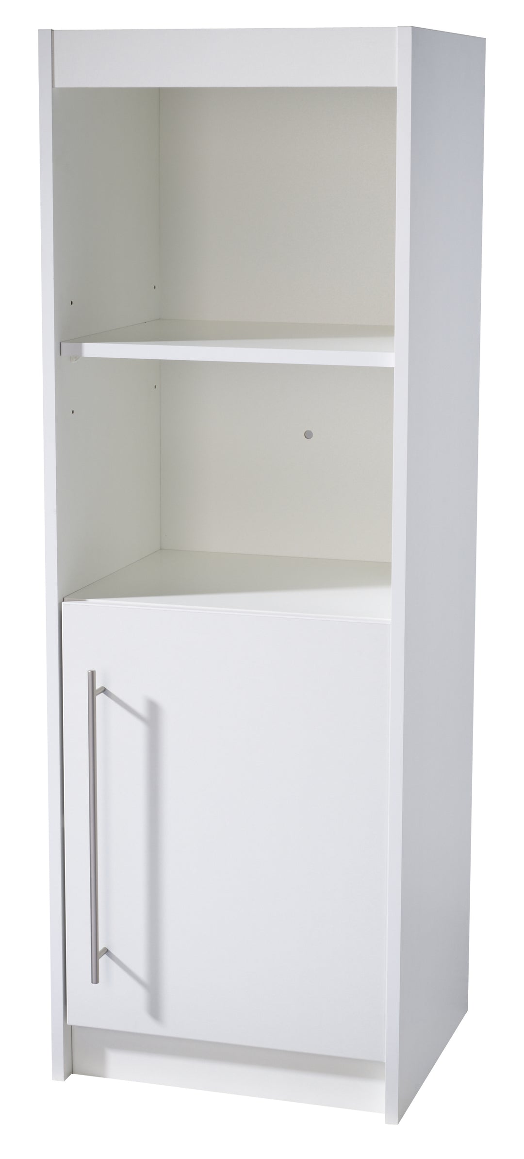 Standregal 'Maren', Holzregal für Baby- & Kinderzimmer, Korpus/Fronten weiß – Freisteller (1/6)