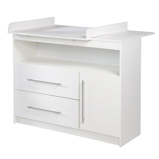 Changing Table 'Maren', with Removable Changing Top Attachment, Wide, 2 Drawers, Changing Height 90,5 cm – Cutout (1/8)