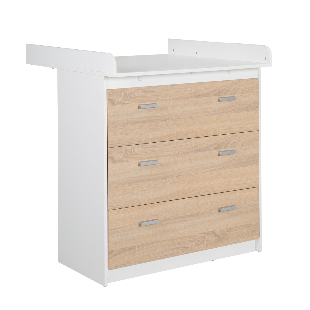 Set cameretta 'Gabriella' 3pezzi - Letto 70x140 + cassettiera fasciatoio stretto + armadio 3ante – Ritaglio (2/16)