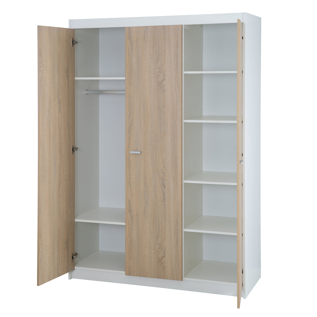 Set cameretta 'Gabriella' 3pezzi - Letto 70x140 + cassettiera fasciatoio stretto + armadio 3ante – Ritaglio (7/16)