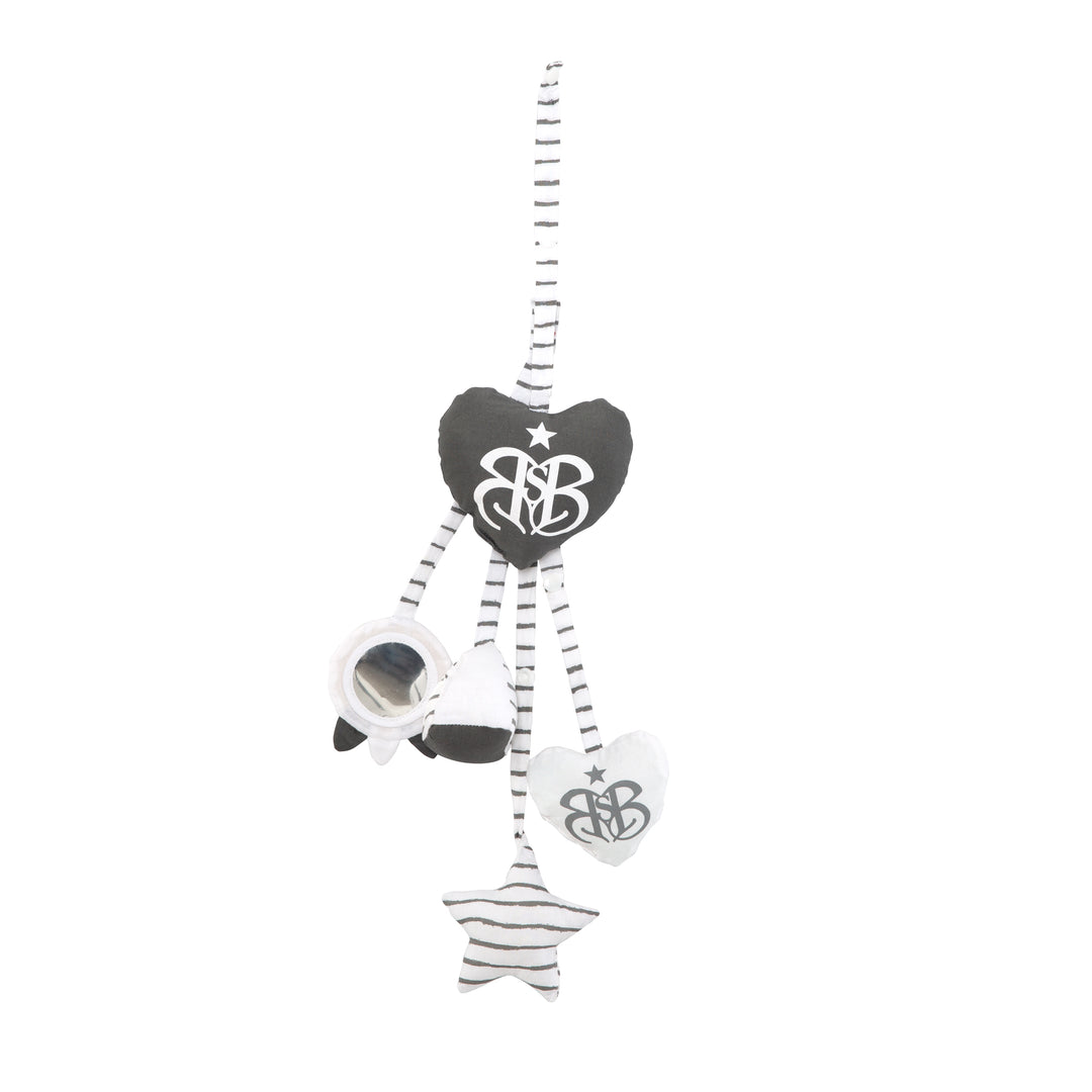 Giostrina incl. set da gioco 'Rock Star Neonato' – Universale arco da gioco in bianco laccato legno – Foto del prodotto (3/7)
