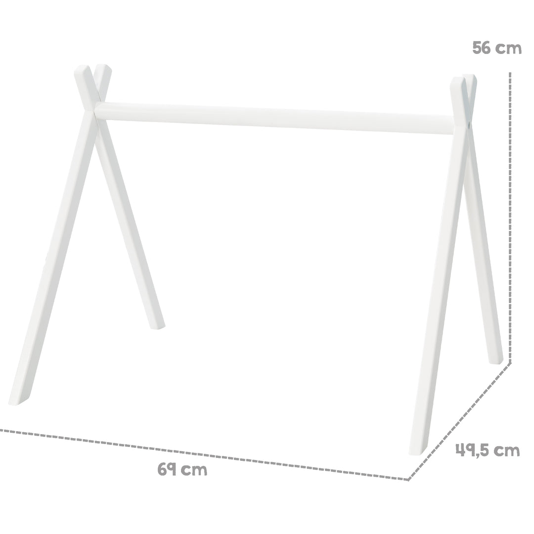 Giostrina incl. set da gioco 'Rock Star Neonato' – Universale arco da gioco in bianco laccato legno – Foto del prodotto (6/7)