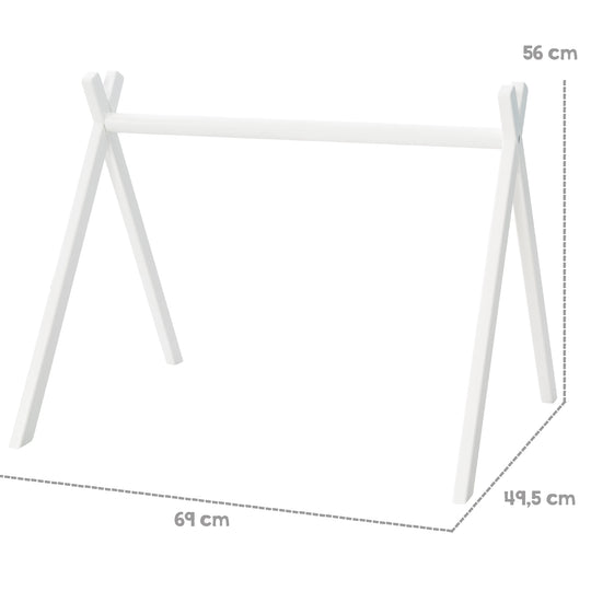 Giostrina incl. set da gioco 'Rock Star Neonato' – Universale arco da gioco in bianco laccato legno – Foto del prodotto (6/7)
