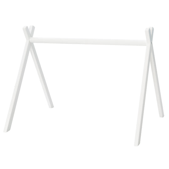 Play Trapeze Bar incl. Play Set 'roba Style' Pink/Mauve – Universal Play Arch Made of White Lacquered Wood – Product Image (6/8)