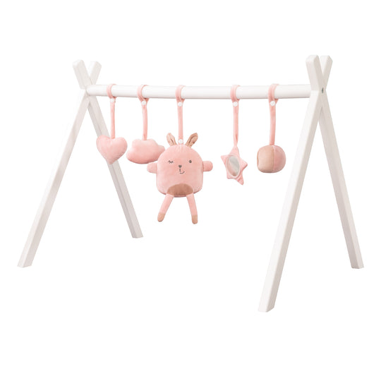 Set da gioco 'Lil Cuties', 5 spielfiguren 'Lilly' per ciondolöappendere su palestrina da gioco montessori – Ritaglio (3/4)