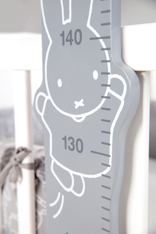 Metro da parete 'miffy®', stampato, scala graduata da 70 cm fino a 150 cm per bambini, bianco/grigio – Foto del prodotto (5/7)