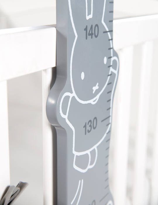 Metro da parete 'miffy®', stampato, scala graduata da 70 cm fino a 150 cm per bambini, bianco/grigio – Foto del prodotto (2/7)