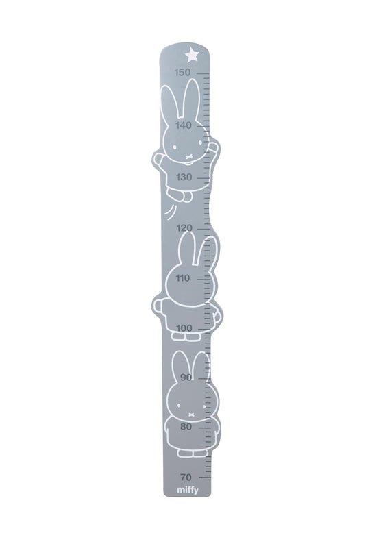 Metro da parete 'miffy®', stampato, scala graduata da 70 cm fino a 150 cm per bambini, bianco/grigio – Foto del prodotto (1/7)