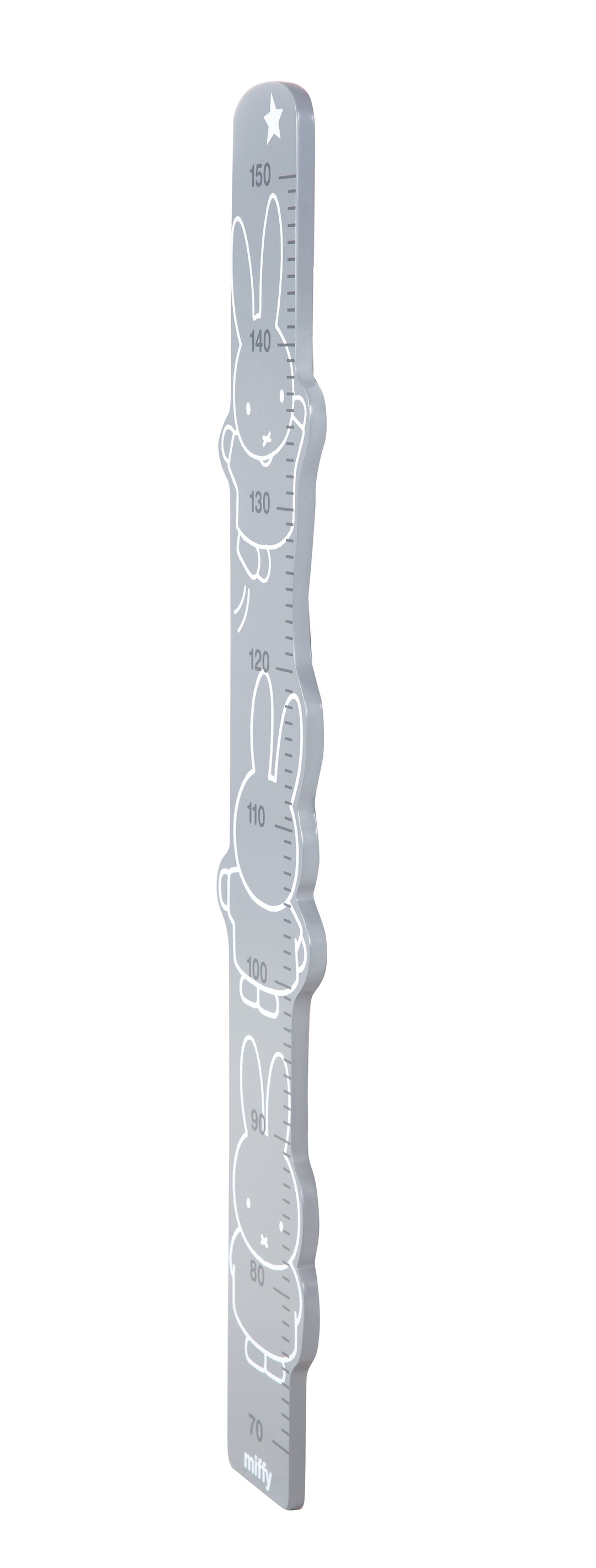 Metro da parete 'miffy®', stampato, scala graduata da 70 cm fino a 150 cm per bambini, bianco/grigio – Foto del prodotto (4/7)