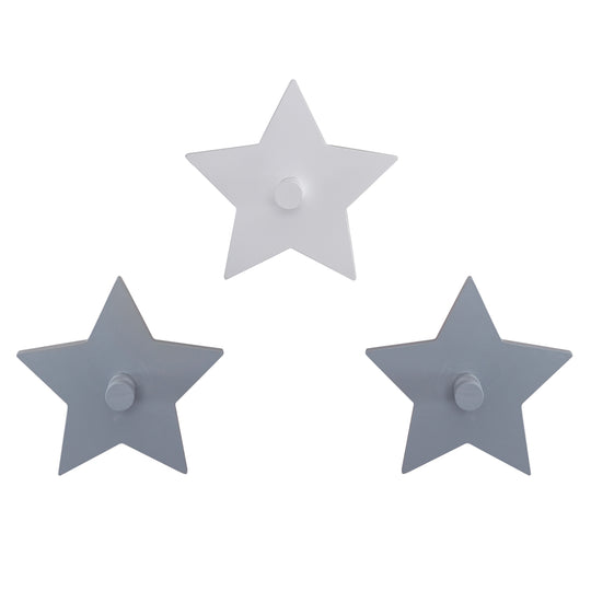 Crochets muraux 'Little Stars' avec étoiles motif, porte-manteau mural & décoratif pour chambre de bébé et d'enfant – Photo du produit (1/3)