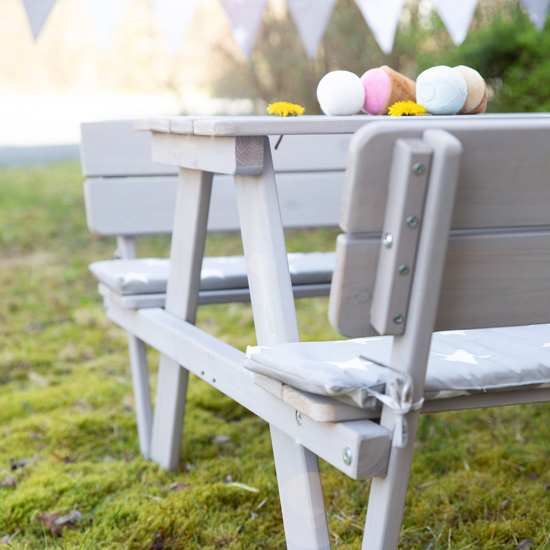 Bankkissenset 'Little Stars', PU-beschichtet, passend zu Sitzgarnituren 'Picknick' & 'Play' – Detailbild (4/4)