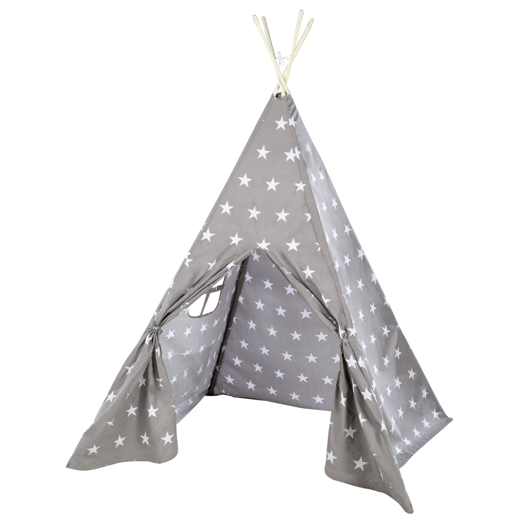 Spielzelt 'Little Stars', Bodenunterlage & Tragetasche, Wigwam für Kinderzimmer & Outdoor – Freisteller (1/29)