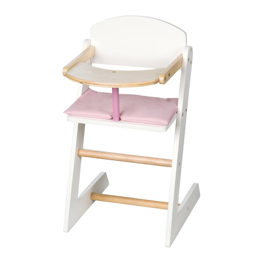 Trona para muñecas 'Scarlett', para muñeca & muñecos bebé, blanco lacado – Recorte (1/4)