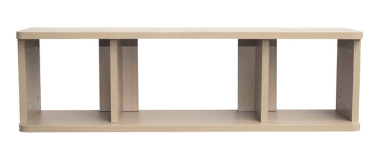 Nappy Shelf, Wall Board with 2 Sliding Partitions on Hidden Guide Rail, Decor 'Ahorn' – Product Image (2/3)