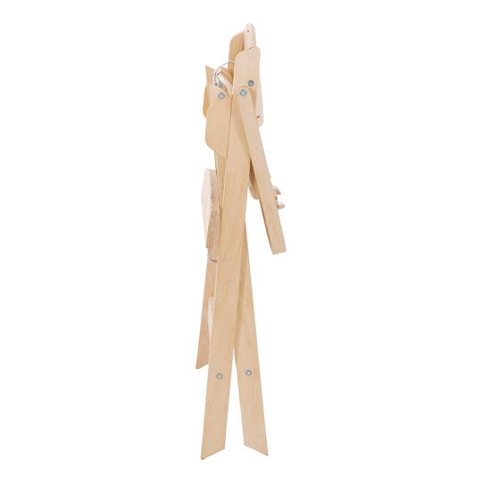 Klapphochstuhl 'Fold Up Smart' - Salvaspazio & pieghevole, seggiolone per neonati e bambini, legno naturale – Ritaglio (7/9)