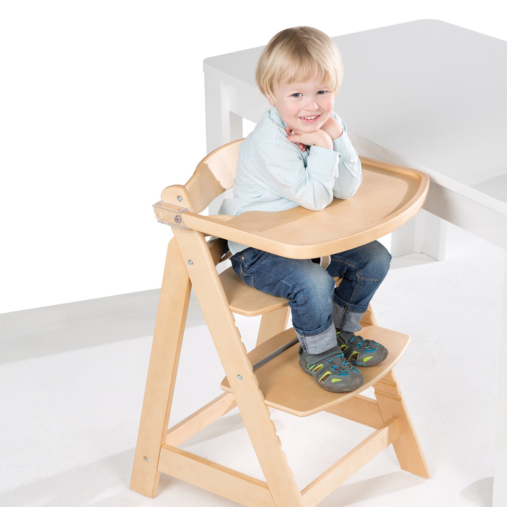 Treppenhochstuhl Sit Up FUN + Essbrett + Sitzkissen miffy® - Holz natur – Milieubild (2/14)