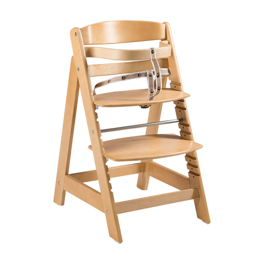 Seggiolone evolutivo 'Sit Up Click', che cresce con il bambino, innovativo chiusura a click, legno, color naturale – Ritaglio (1/10)