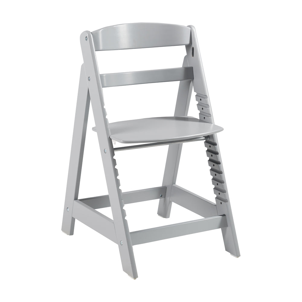 Step High Chair 'Sit Up Click', Grows with Your Child, Innovative Click Fastener, Wood, Taupe-Coloured – Cutout (2/10)
