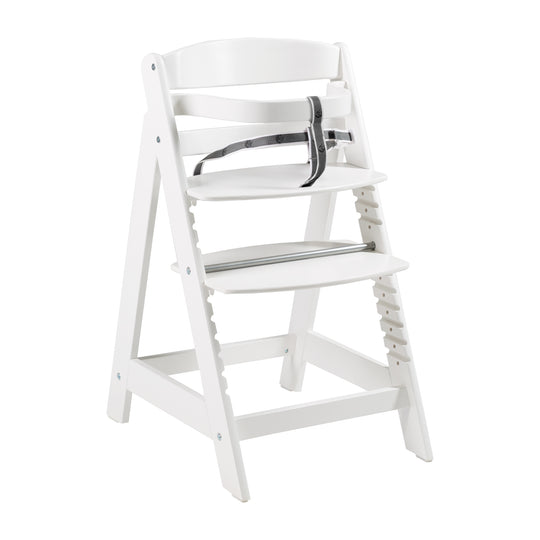 Seggiolone evolutivo 'Sit Up Click', che cresce con il bambino, innovativo chiusura a click, legno, bianco – Ritaglio (1/10)