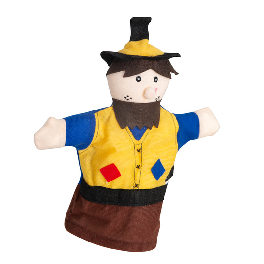 Kasperlefiguren Made of Fabric, Handpuppenset 6-Piece, Kasperpuppen for Puppet Theatre & Role Play – Cutout (12/17)