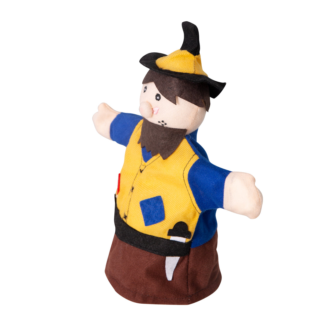 Kasperlefiguren Made of Fabric, Handpuppenset 6-Piece, Kasperpuppen for Puppet Theatre & Role Play – Cutout (16/17)