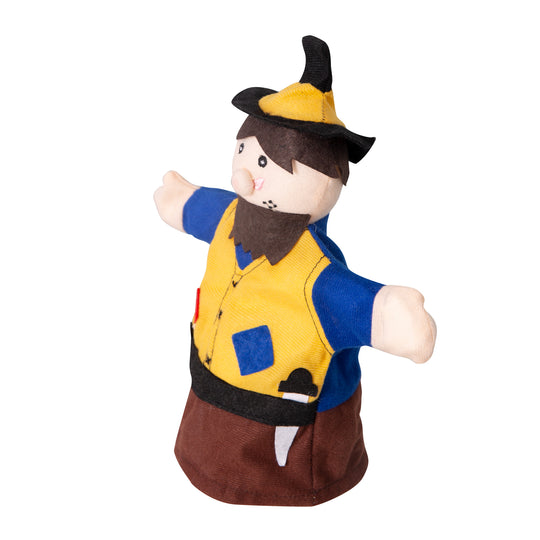 Kasperlefiguren Made of Fabric, Handpuppenset 6-Piece, Kasperpuppen for Puppet Theatre & Role Play – Cutout (16/17)