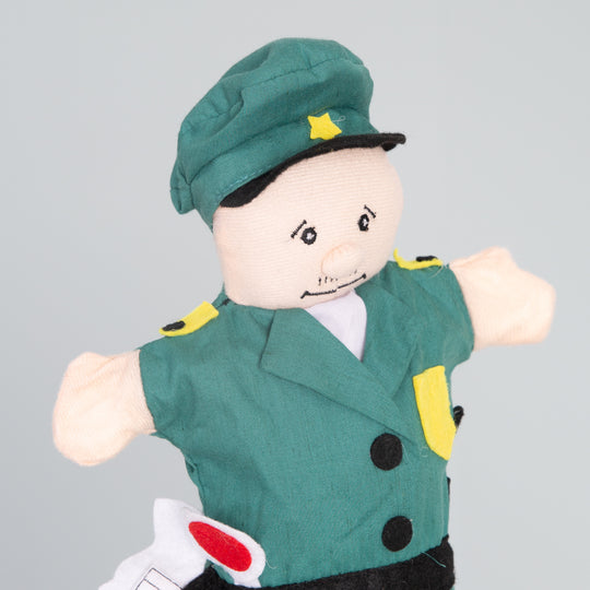 Kasperlefiguren Made of Fabric, Handpuppenset 6-Piece, Kasperpuppen for Puppet Theatre & Role Play – Detail Image (4/17)