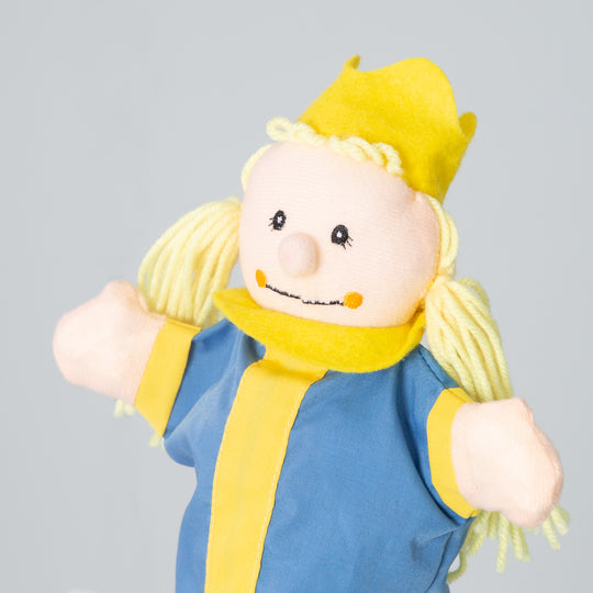 Kasperlefiguren Made of Fabric, Handpuppenset 6-Piece, Kasperpuppen for Puppet Theatre & Role Play – Detail Image (5/17)
