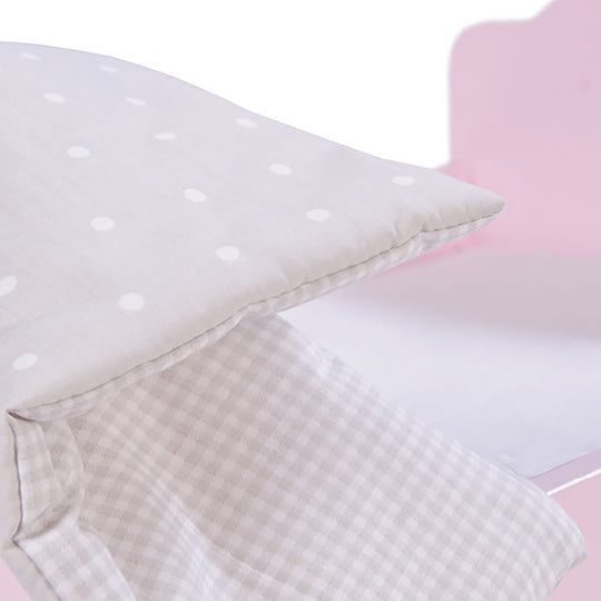 Doll's Bed 'Prinzessin Sophie', incl. Textile Accessories, Bedding & Canopy – Detail Image (5/6)